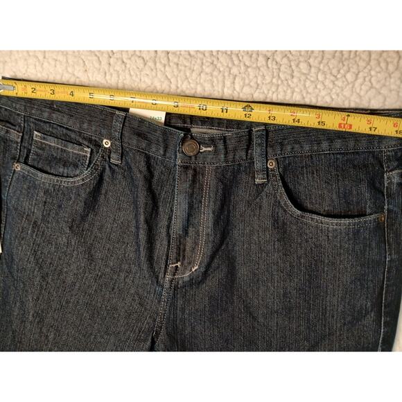 NEW Calvin Klein Jeans Women's Sz 33 16 XL Dark Blue Denim Skinny Embroidered - Picture 11 of 16